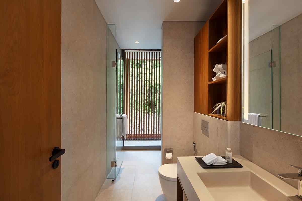 Kiara Reserve Residences — villa bathroom with natural light